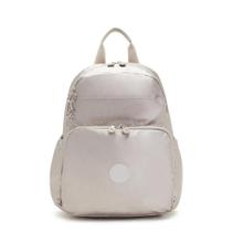 Mochila Kipling Maisie Metallic Glow Prata