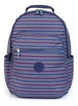 Mochila Kipling Seoul Blue Geo