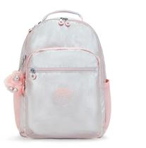 Mochila Kipling Seoul Ice Metal Prata