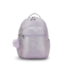 Mochila Kipling Seoul Lilac M Met BTS Feminino Lilas