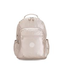 Mochila Kipling Seoul Metallic Glow Rosê