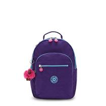 Mochila Kipling Seoul Pequena com Compartimento para Tablet VIP Roxa Mochila Kipling Seoul Pequena com Compartimento para Tablet VIP Roxa