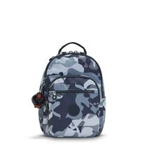 Mochila Kipling Seoul Pequena, Resistente, com Compartimento para Tablet, Cinza Mochila Kipling Seoul Pequena, Resistente, com Compartimento para Tablet, Cinza