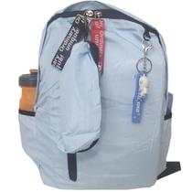 Mochila Kit Com Estojo E Chaveiro Escolar ul Céu Zc8006