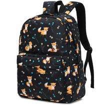 Mochila Kouxunt Fox School para meninas e mulheres impermeável Mochila Kouxunt Fox School para meninas e mulheres impermeável