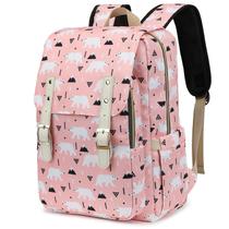 Mochila Kouxunt Polar Bear para mulheres e meninas de 15,6 polegadas rosa Mochila Kouxunt Polar Bear para mulheres e meninas de 15,6 polegadas rosa