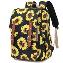 Mochila Kouxunt Sunflower para mulheres e meninas e laptop de 15,6 polegadas Mochila Kouxunt Sunflower para mulheres e meninas e laptop de 15,6 polegadas