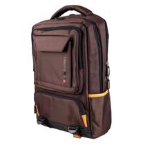 Mochila Kross Elegance Comfort KE-BPM20 - Marrom - para Notebook 15.6”