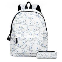 Mochila Kulomi Cartoon Anime Student 003 com capa protetora