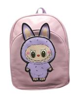 Mochila Labubu Infantil Menino Menina Alças Reforçadas Nylon