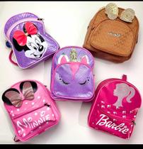 Mochila lancheira costas varias estampas