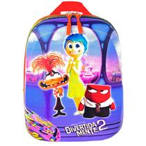 Mochila Lancheira De Costas Divertidamente Disney Impermeável - Maxtoy Diplomata