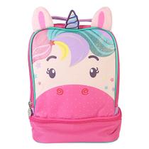 Mochila Lancheira Térmica Unicórnio Roxo Infantil Escolar Clio Pets Bebes Crianças Menina Passeios Viagens Creche Escola Mochila Lancheira Térmica Unicórnio Roxo Infantil Escolar Clio Pets Bebes Crianças Menina Passeios Viagens Creche Escola