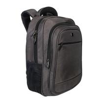 Mochila Lap Top Notebook Executiva Escolar Cinza Chumbo