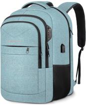 Mochila Lapsouno Extra Large de 17 polegadas com porta USB - verde