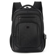 Mochila Laptop Notebook 18" Masculina Preta Impermeável Estruturada 4 Compartimentos - Polo King