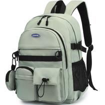 Mochila Leaper School Laptop para mulheres, resistente à água, verde Mochila Leaper School Laptop para mulheres, resistente à água, verde