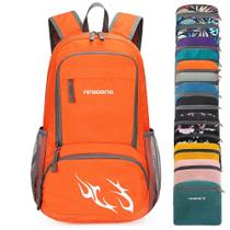 Mochila leve impermeável FENGDONG 35L para viagens laranja Mochila leve impermeável FENGDONG 35L para viagens laranja