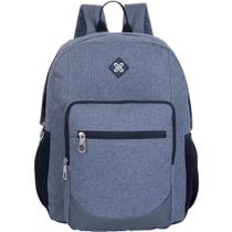 Mochila Lifestyle Masculina 04 Cinza com Compartimento para Notebook