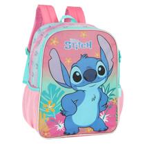 Mochila Lilo Stitch Costa Escola Grande Rosa Disney Infantil