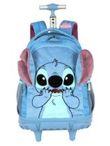 Mochila LILO STITCH Costas e Rodas Pelúcia Luxo Original Mochila LILO STITCH Costas e Rodas Pelúcia Luxo Original