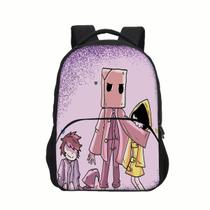 Mochila Littles Nightmares Six Monos Cartoon Kids Nylon Mochila Littles Nightmares Six Monos Cartoon Kids Nylon