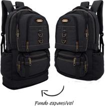 Mochila Lona Extensivel Dl0775 Esportiva Grande Mochila Lona Extensivel Dl0775 Esportiva Grande