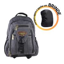 Mochila Lona Grande Ferramenta Esporte Kvn Ja9606 Preto