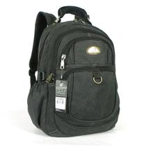 Mochila Lona Keuven 35L Notebook 15.6" Unissex Preta Reforçada para Viagem/Executiva Mochila Lona Keuven 35L Notebook 15.6" Unissex Preta Reforçada para Viagem/Executiva