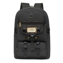 Mochila Lona Média Reforçada Masculina Feminina Camping Trabalho Trilha Faculdade Mochila Lona Média Reforçada Masculina Feminina Camping Trabalho Trilha Faculdade