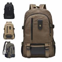 Mochila Lona Unissex Passeio Casual QL-096 Mochila Lona Unissex Passeio Casual QL-096