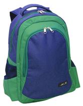 Mochila LS Bolsas para Notebook 15.6 Azul e Verde 4 divisões - MN4205
