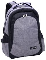 Mochila LS Bolsas para Notebook 15.6 Cinza Mescla 4 divisões com Encaixe em Malas - MN4206