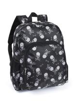Mochila LS MO4122 com bolso frontal e 2 bolsos laterais Mochila LS MO4122 com bolso frontal e 2 bolsos laterais