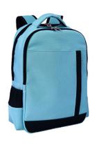 Mochila LS Para Notebook 17 Pol. Azul Ciano 6 Divisões Em Amalfi - MN4243