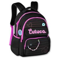 Mochila Luluca Bolsa Escolar Meninas Infantil e Juvenil