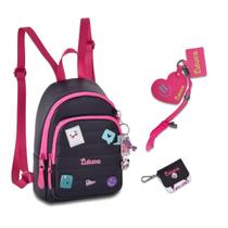 Mochila Luluca de Costas C/ Porta Fone E Porta Celular Edição Limitada Premium Oficial - Clio Mochila Luluca de Costas C/ Porta Fone E Porta Celular Edição Limitada Premium Oficial - Clio