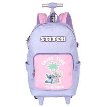 Mochila luxcel infantil stitch com rodas mc50092sc Mochila luxcel infantil stitch com rodas mc50092sc