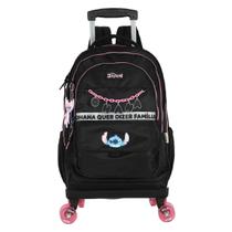Mochila luxcel infantil stitch ohana com rodas mc50082sc Mochila luxcel infantil stitch ohana com rodas mc50082sc