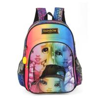 Mochila Luxcel Rainbow High Preta