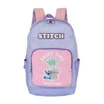 Mochila Luxcel Stitch Menina Escolar Roxo Mochila Luxcel Stitch Menina Escolar Roxo