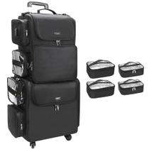 Mochila Makeup Train Case + Hair Stylist Relavel