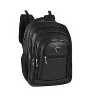 Mochila Mala Couro Com Cadeado Antifurto USB Impermeável Executiva Viagem Swat 50L