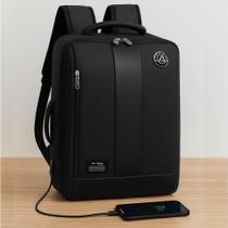 Mochila Mala De Mão De Bordo Alto Padrão Impermeável Saída Usb Saída Fone Compartimento Para Notebook Ideal Para Viagens Trabalho e Dia a Dia