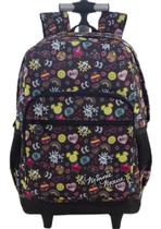 Mochila Mala Escolar Infantil Com Rodas 16 Minnie Mochila Mala Escolar Infantil Com Rodas 16 Minnie