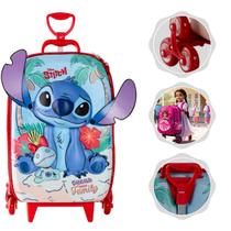 Mochila Mala escolar infantil de 3 rodinhas e Relevo 3D