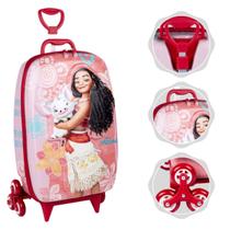 Mochila Mala escolar infantil de 3 rodinhas e Relevo 3D