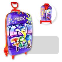 Mochila Mala escolar infantil de 3 rodinhas e Relevo 3D