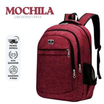 Mochila Mala Grande de Viagem Bolsa Unissex em Nylon Reforçado com Estilo Moderno