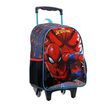 Mochila/Mala Infantil com Rodinha Escolar 30x40cm Spider Man Homem-Aranha Marvel Xeryus